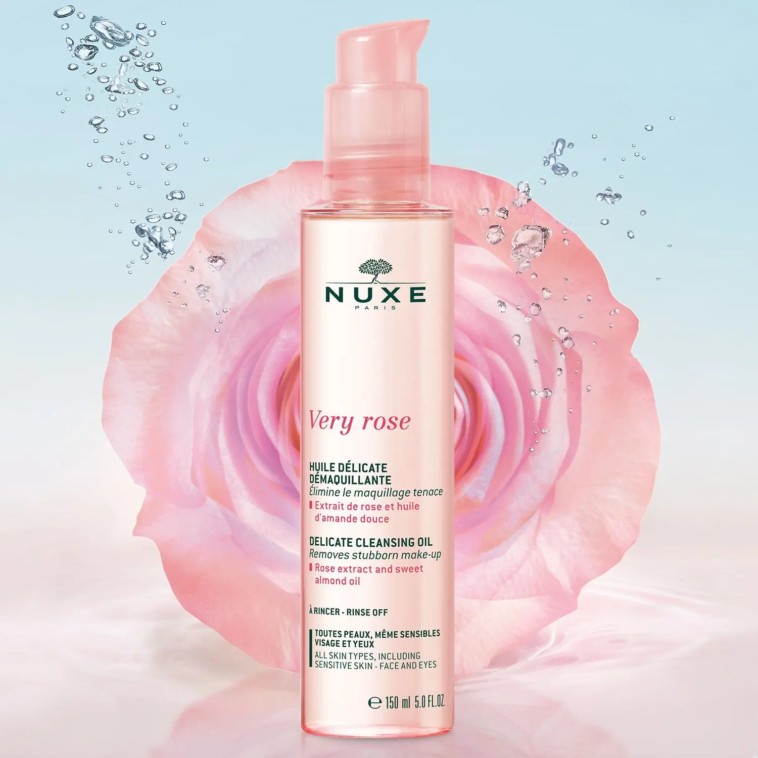Nuxe - Huile Délicate Démaquillante Very Rose- Visage