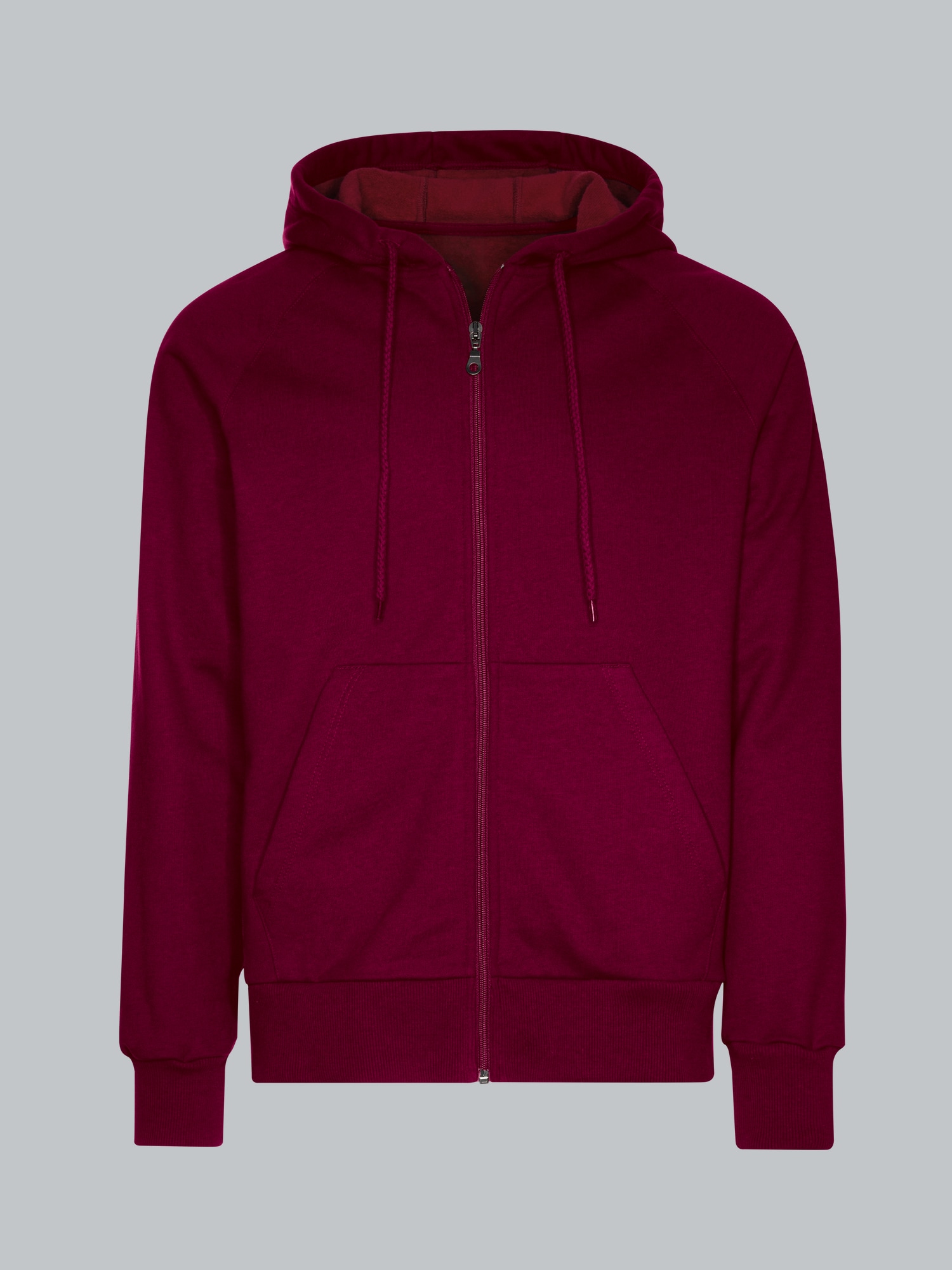 Sweatjacke mit KapuzeChianti-melange