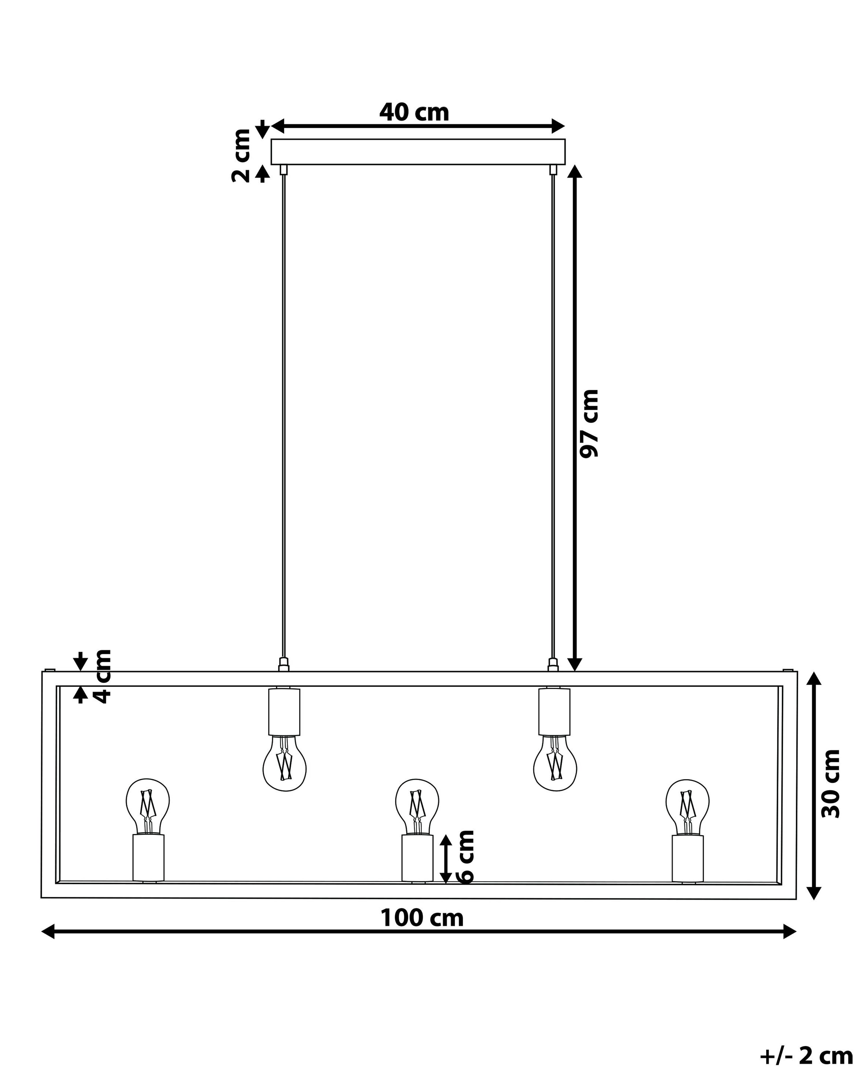 Hanglamp BAYAS Metaal Messing