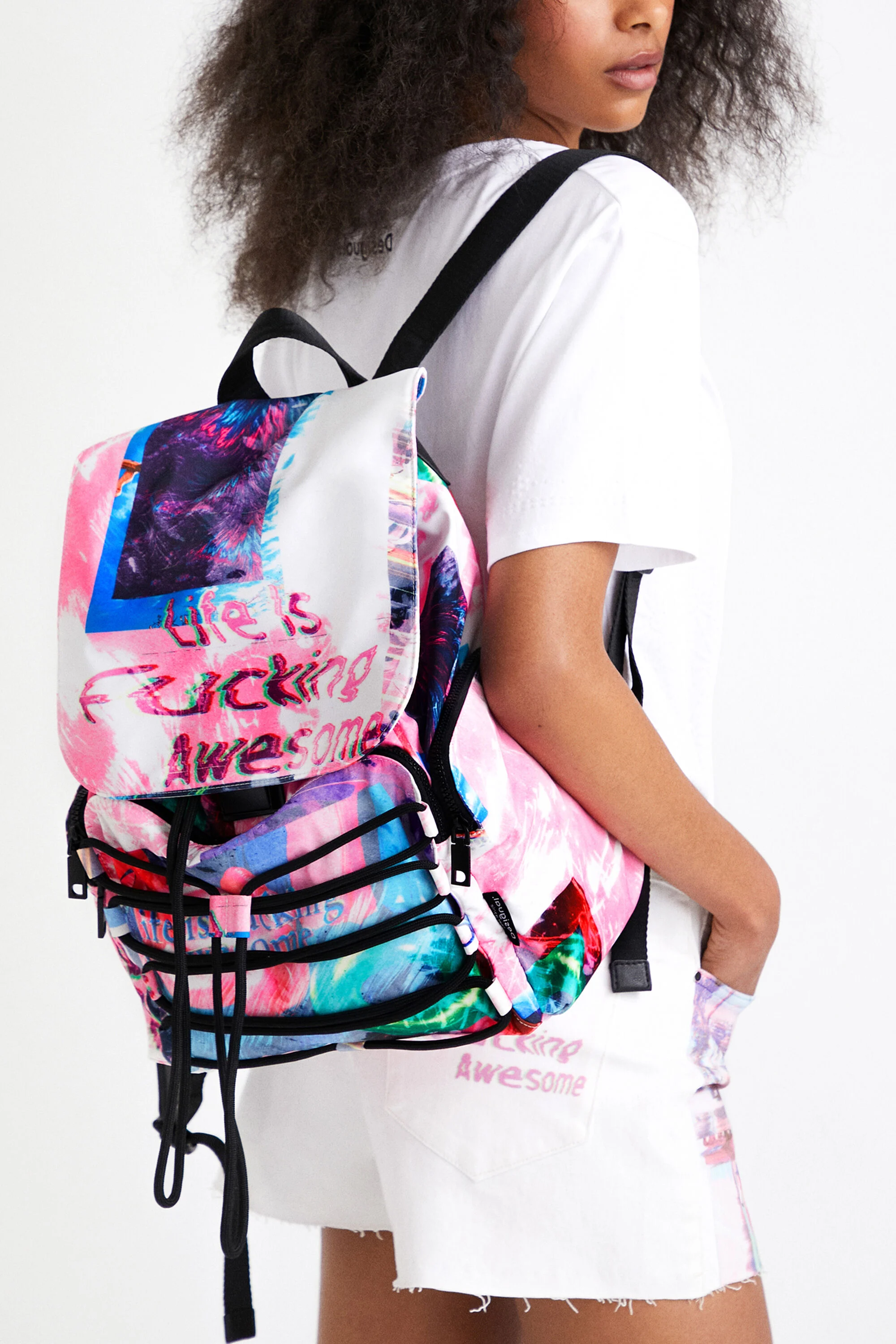 efeitos visuais de mochila grande