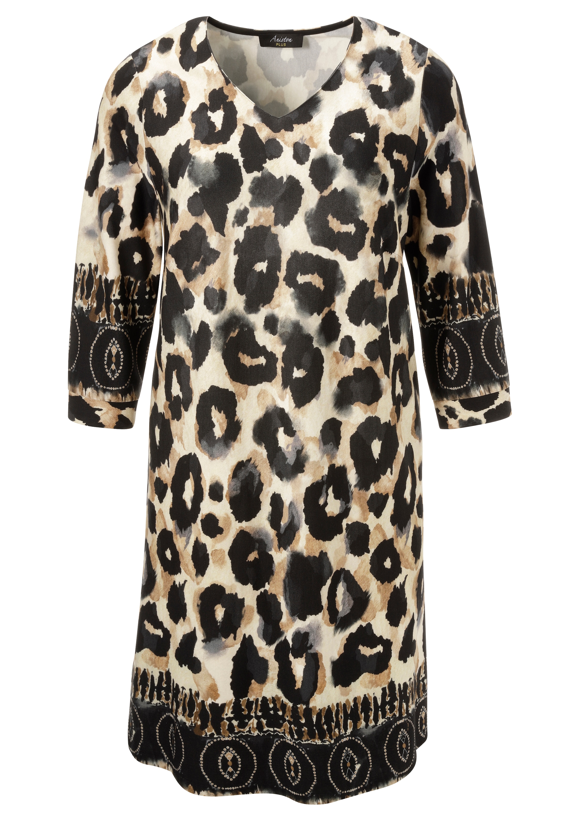 Aniston PLUS Jerseykleid in ausdrucksvoller Animalprint - NEUE KOLLEKTION