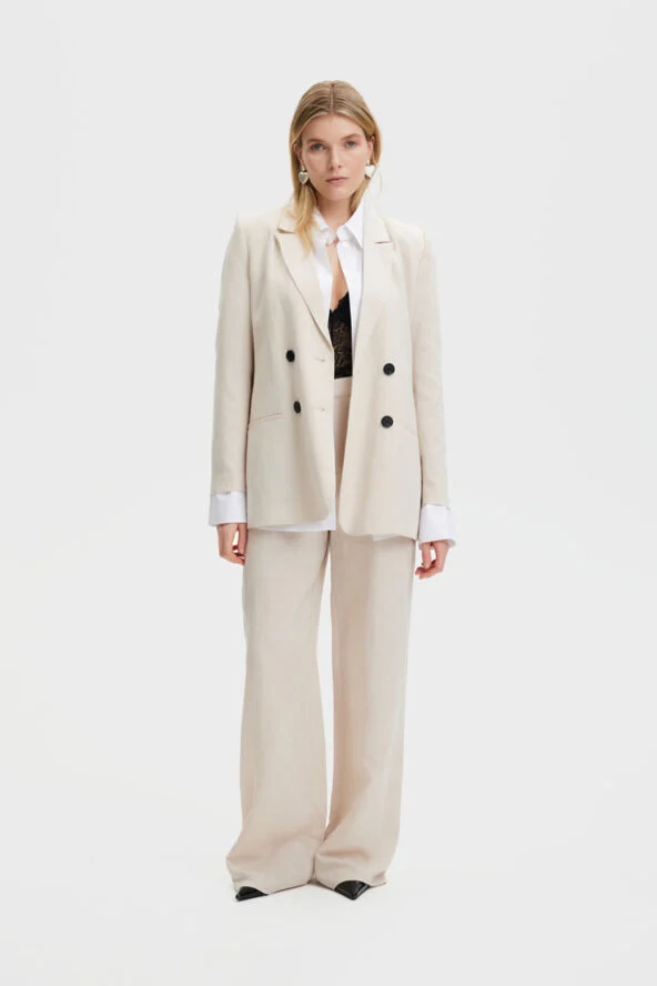 Gestuz PaulaGZ linen blazer NOOS Ancient scroll