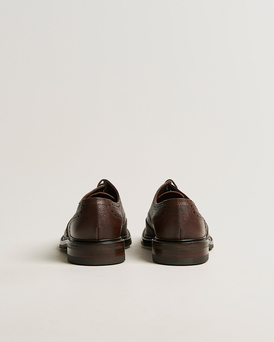 Loake 1880 Badminton Brogue Dark Brown Grain