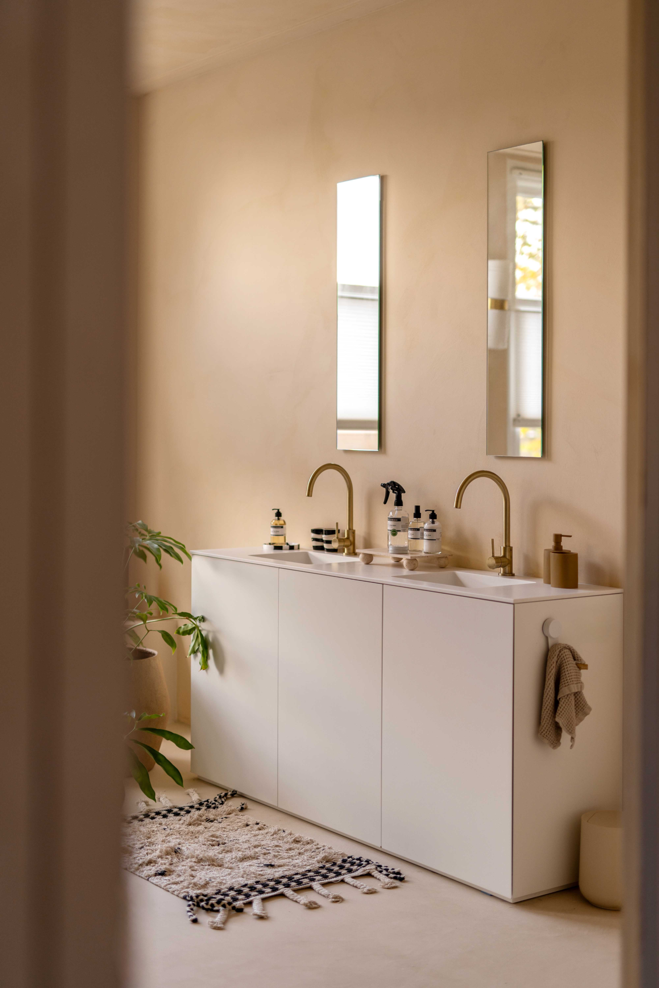 Tandenborstelbeker off white