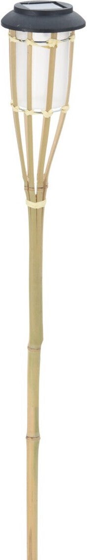 Solar buitenlamp naturel D 9,5 H 65 cm