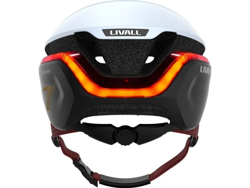 Livall EVO21 Smart Cykelhjelm - Hvid - L: 58-62 cm
