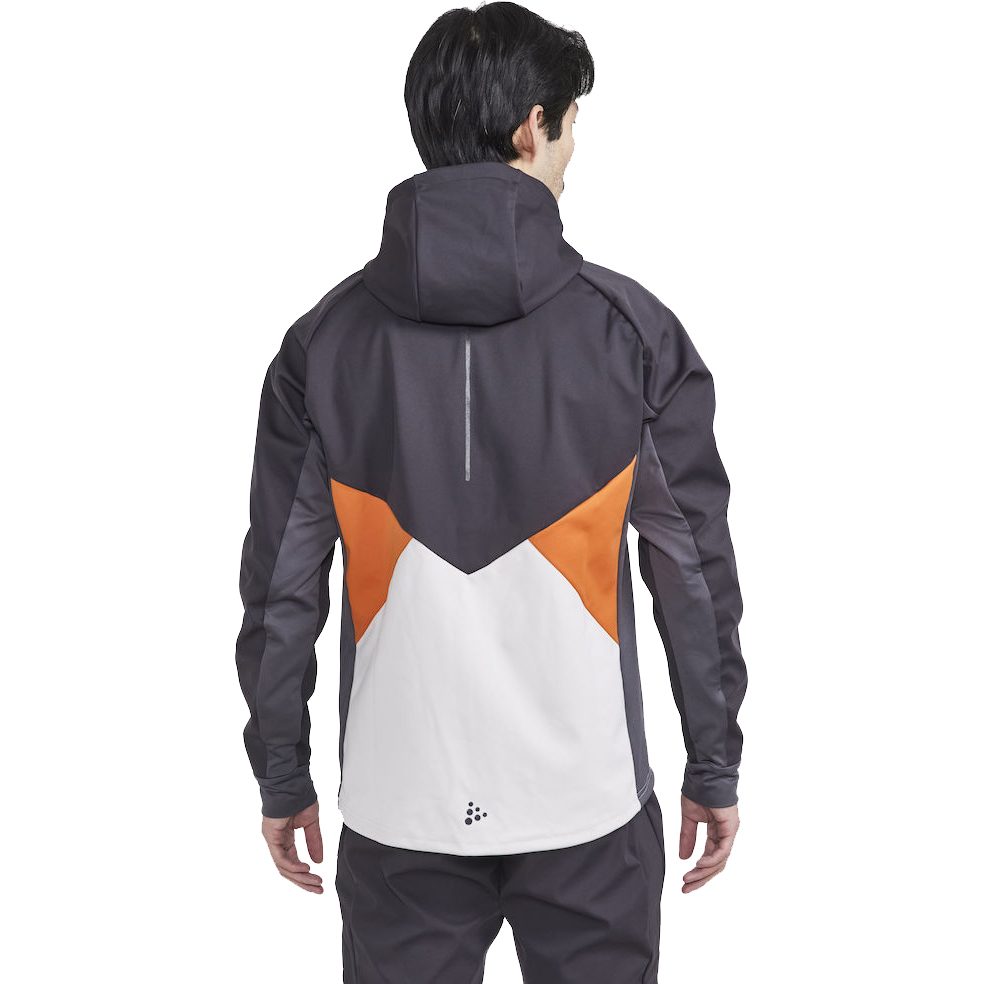 Craft Glide Hooded Jacke Herren slate chestnut