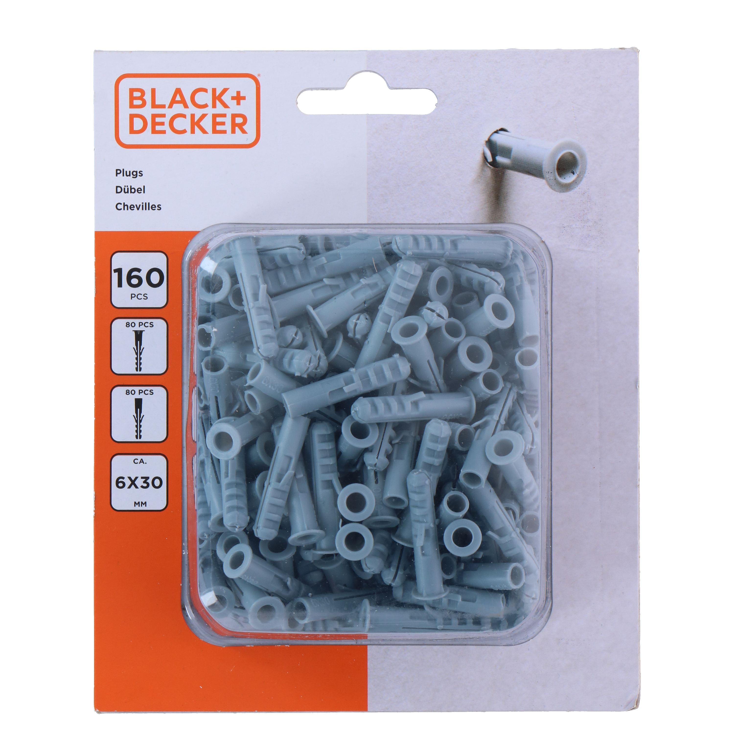 Dübel 6 x 30 mm 160 Stk.
