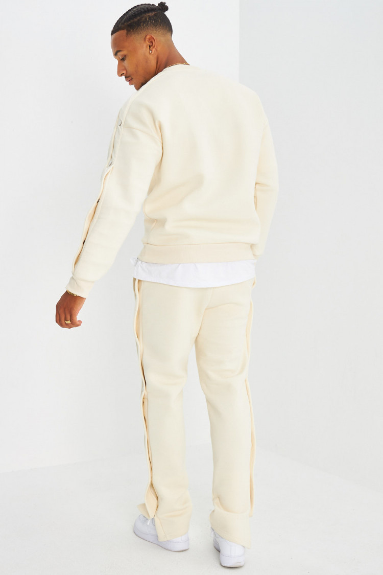 Ensemble 2 pièces sweat + jogging beige