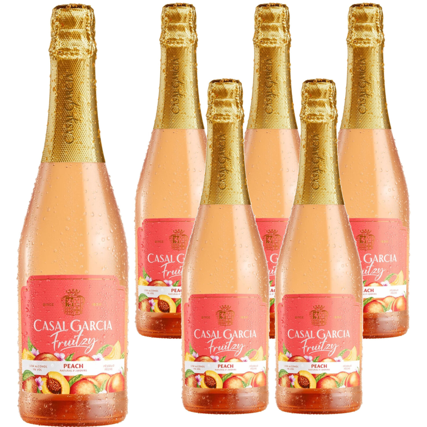 Casal Garcia Fruitzy Pêche Aveleda 6x 75cl -6x 75cl