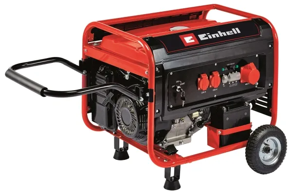 Einhell Einhell TC-PG 65/E5 benzindrevet generator med 2x230 volt og 1x400 volt