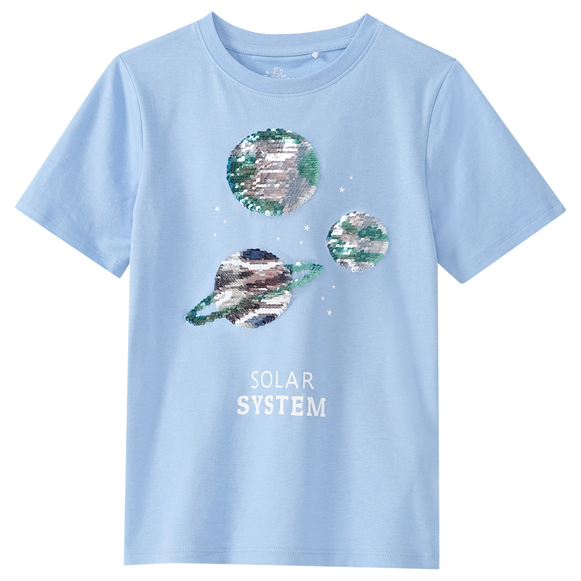 Topolino Jungen T-Shirt mit Wendepailletten hellblau