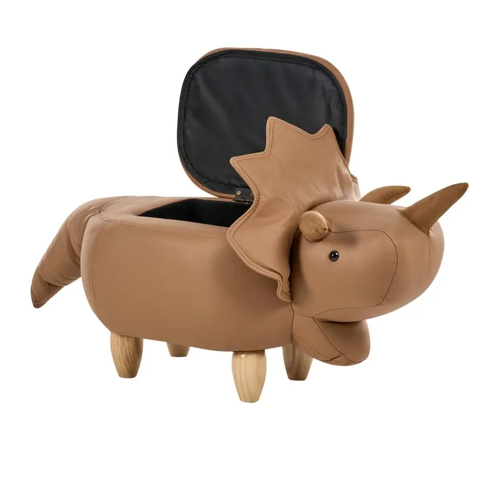 TRICERATOPS - Dierenpoef - Bruin - Polyester