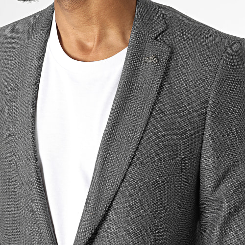 Veste Blazer F8009 Noir Chiné