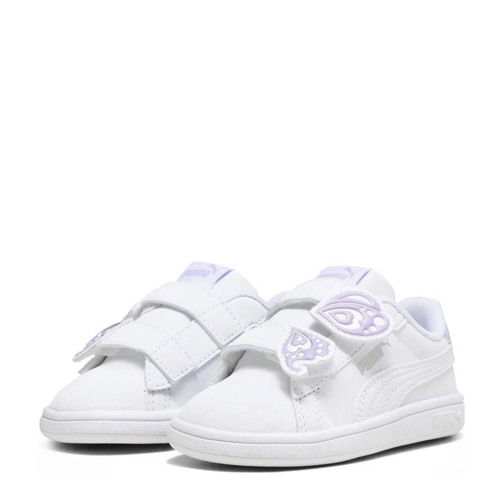 Puma Smash 3.0 Butterfly Vsneakers wit/lila/zilver