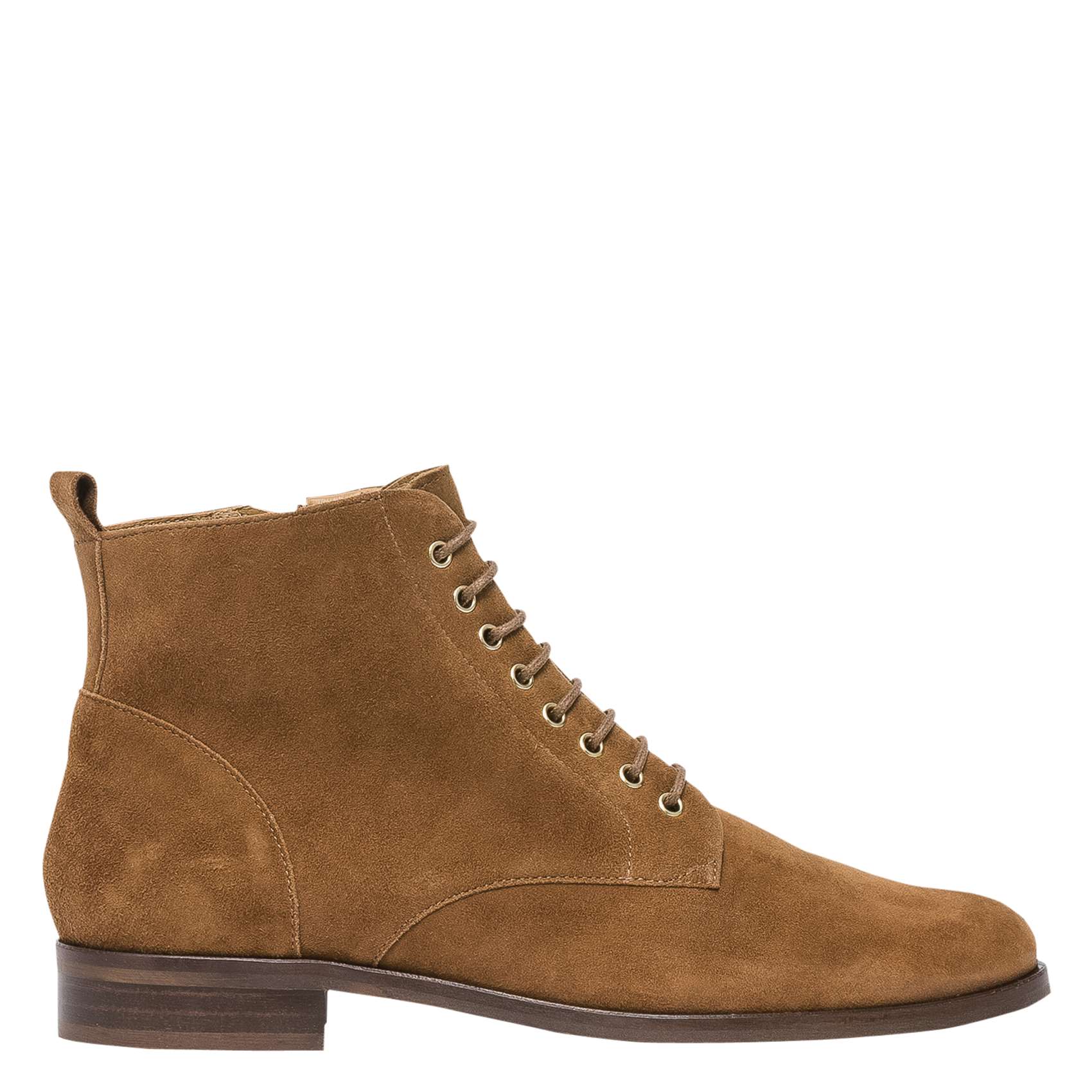 KAMINARA - Bottines en cuir velours | Marron