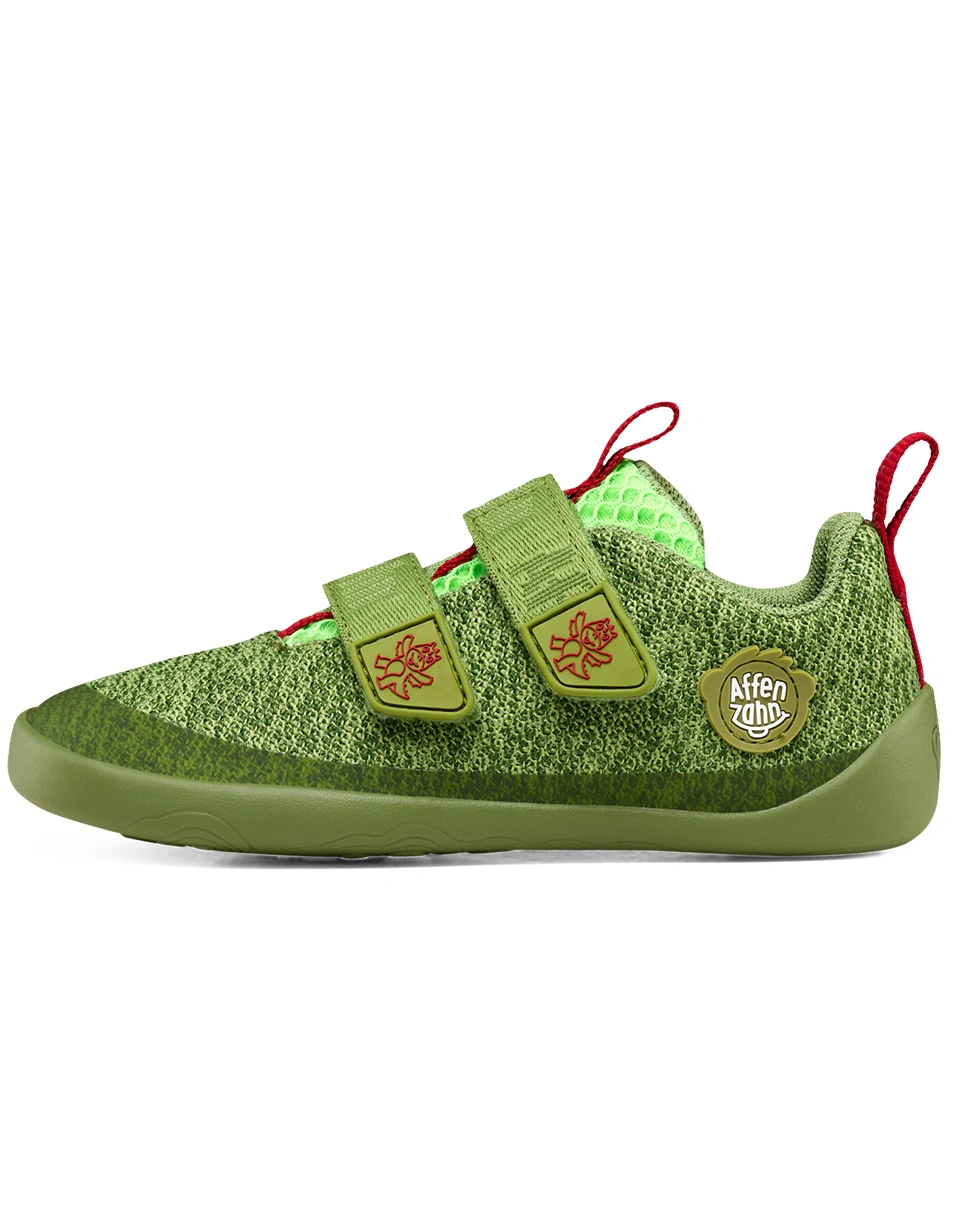 Strick-Halbschuhe HAPPY DRAGON in grün