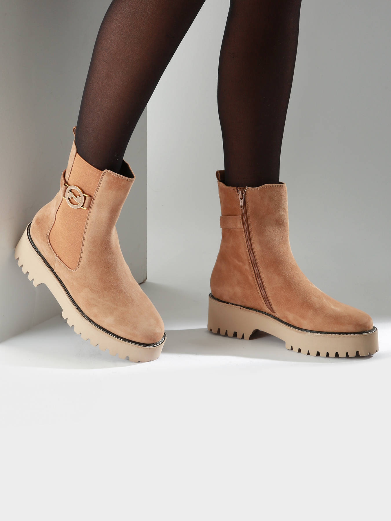 Bottines en cuir NATHAN BAUME