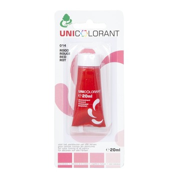 Mengkleur universeel rood 20 ml