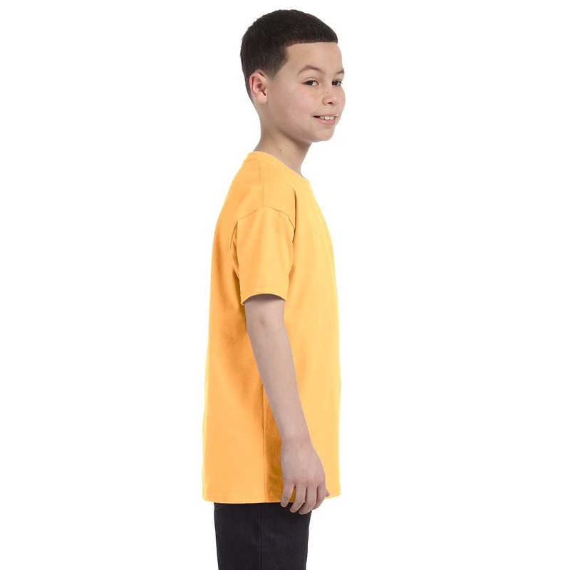 Short Manga Básica Camiseta Con Algodón Grueso Gildan