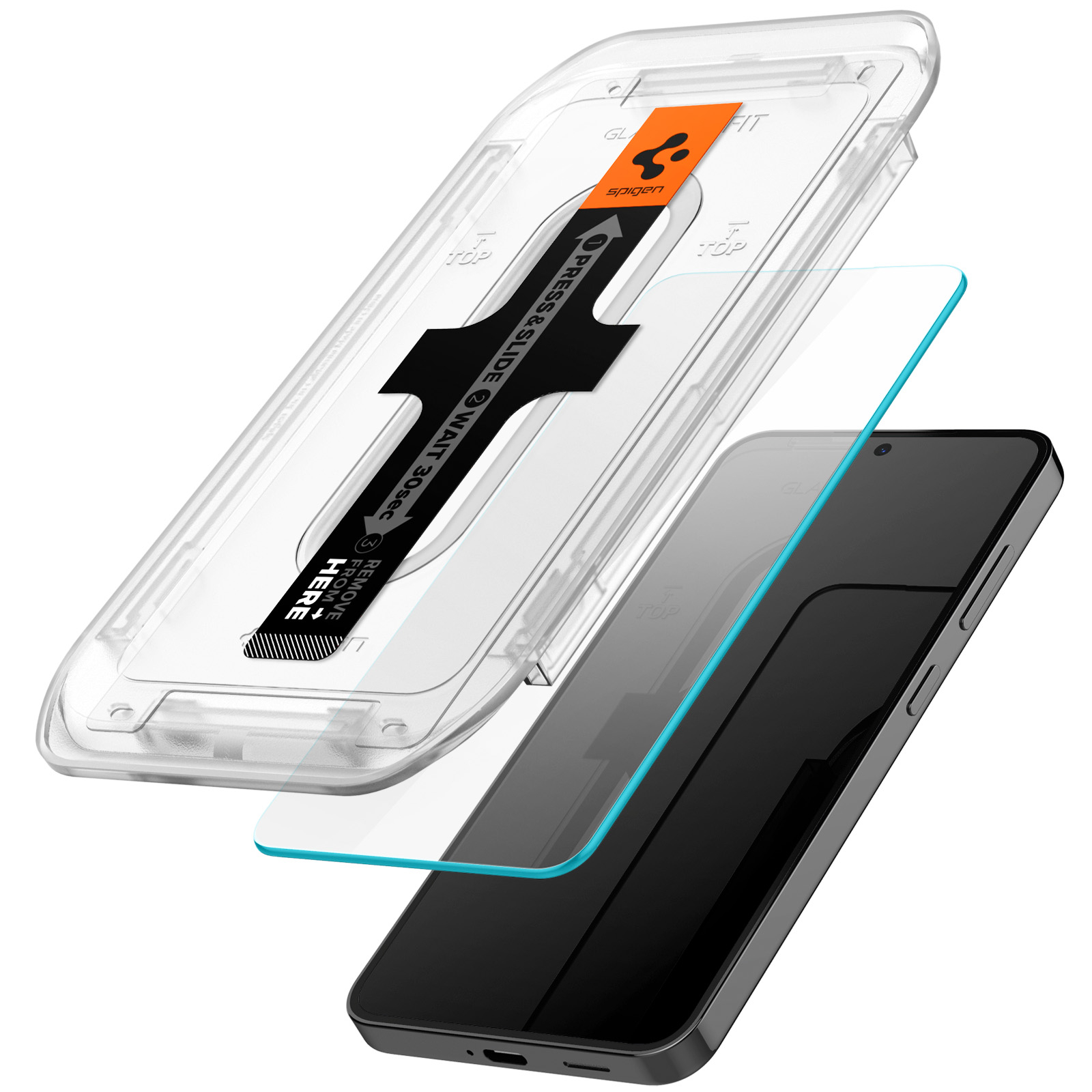 (2er Set) Samsung Galaxy S24  Plus Glass Tr EZ Fit HD Panzer Glas Case Friendly   Montagerahmen (AGL07432)