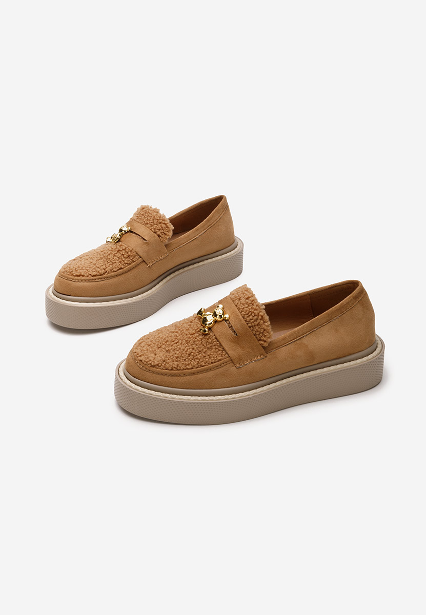 Mocassins femme chameau Velencia