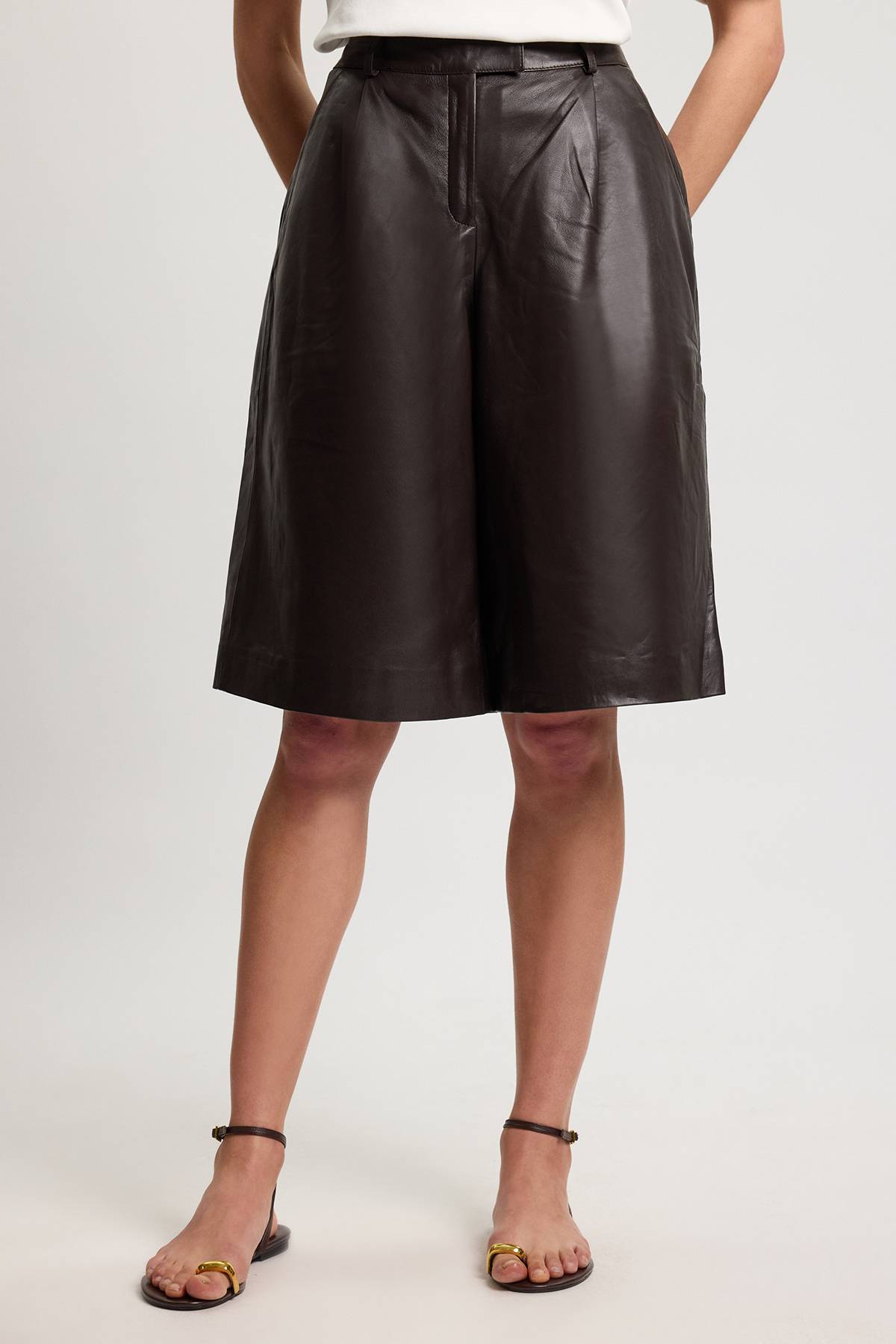 KarenMillen Short City En Cuir