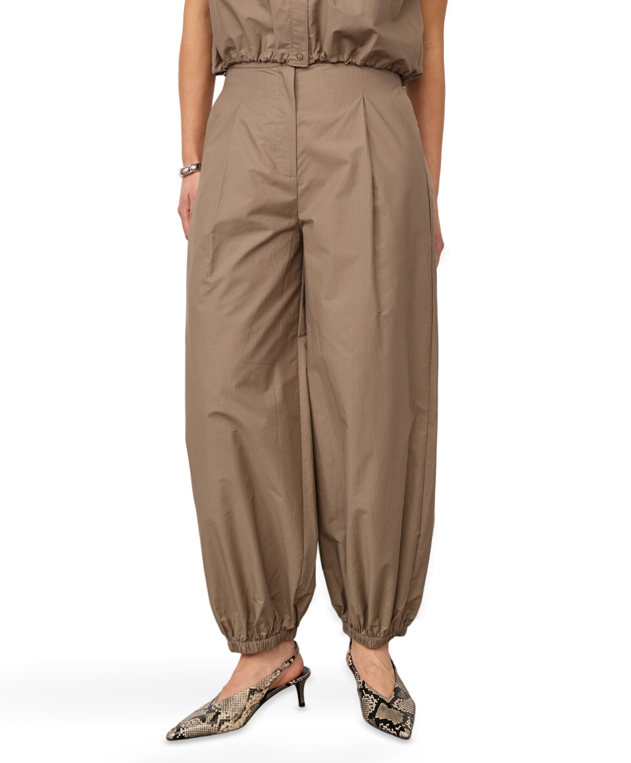 Co'Couture OpheliaCC Balloon dames broek beige