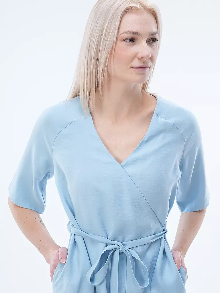 LANIUS Wickelkleid hellblau