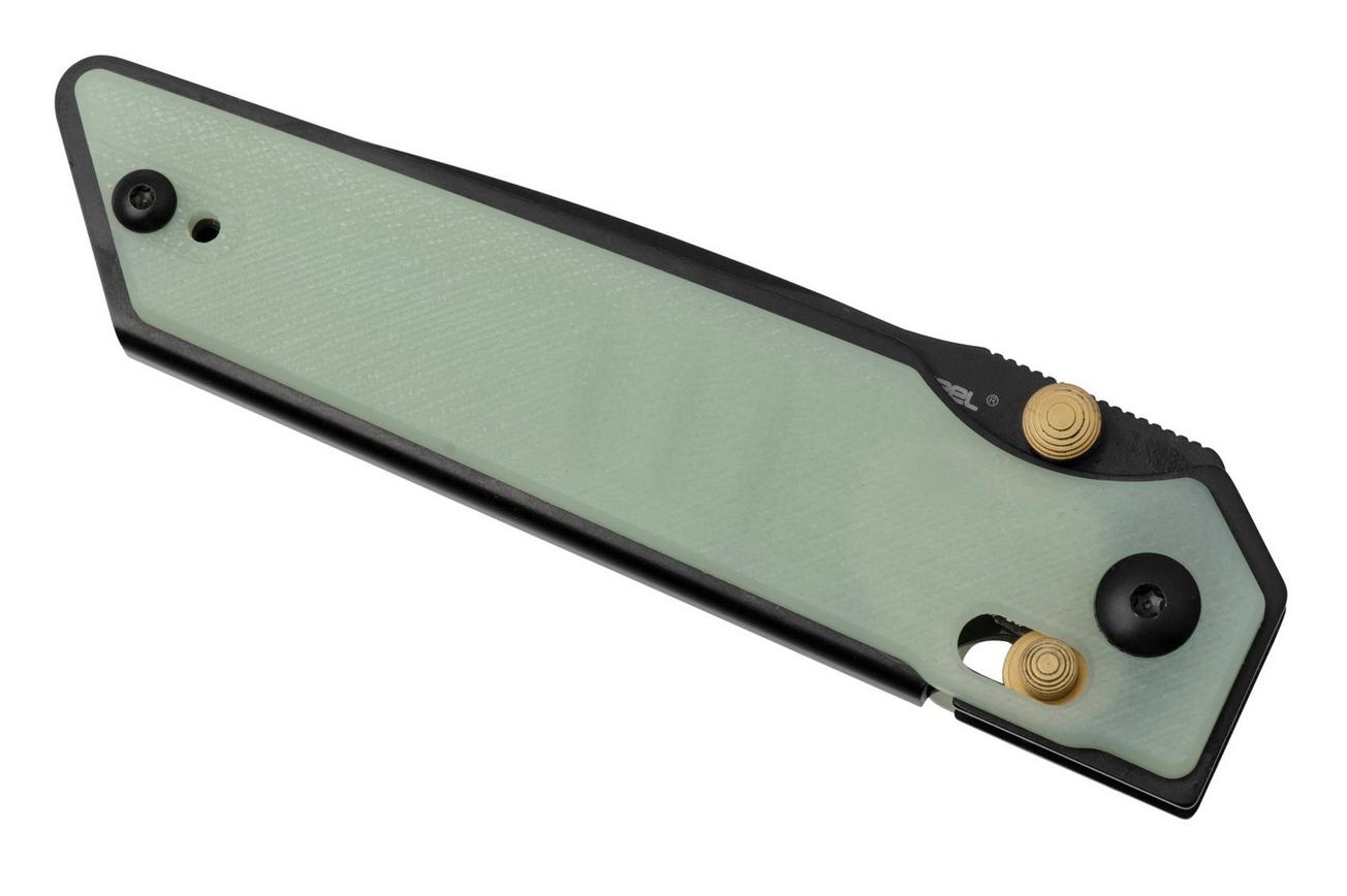 Real Steel Sacra, 7711NB Natural Jade G10, K110 Black, zakmes