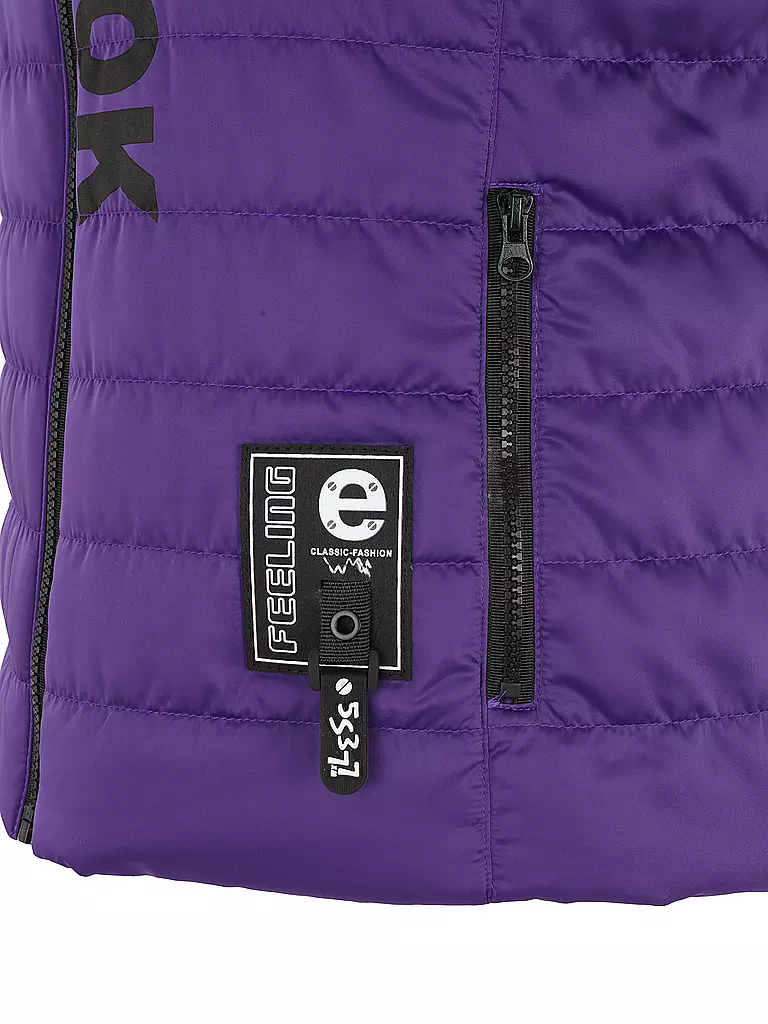 DORIS STREICH Steppgilet lila