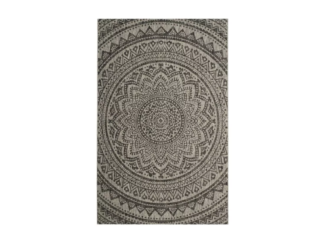 Tapis Light Grey & Black 160 X 231 cm - Kalene