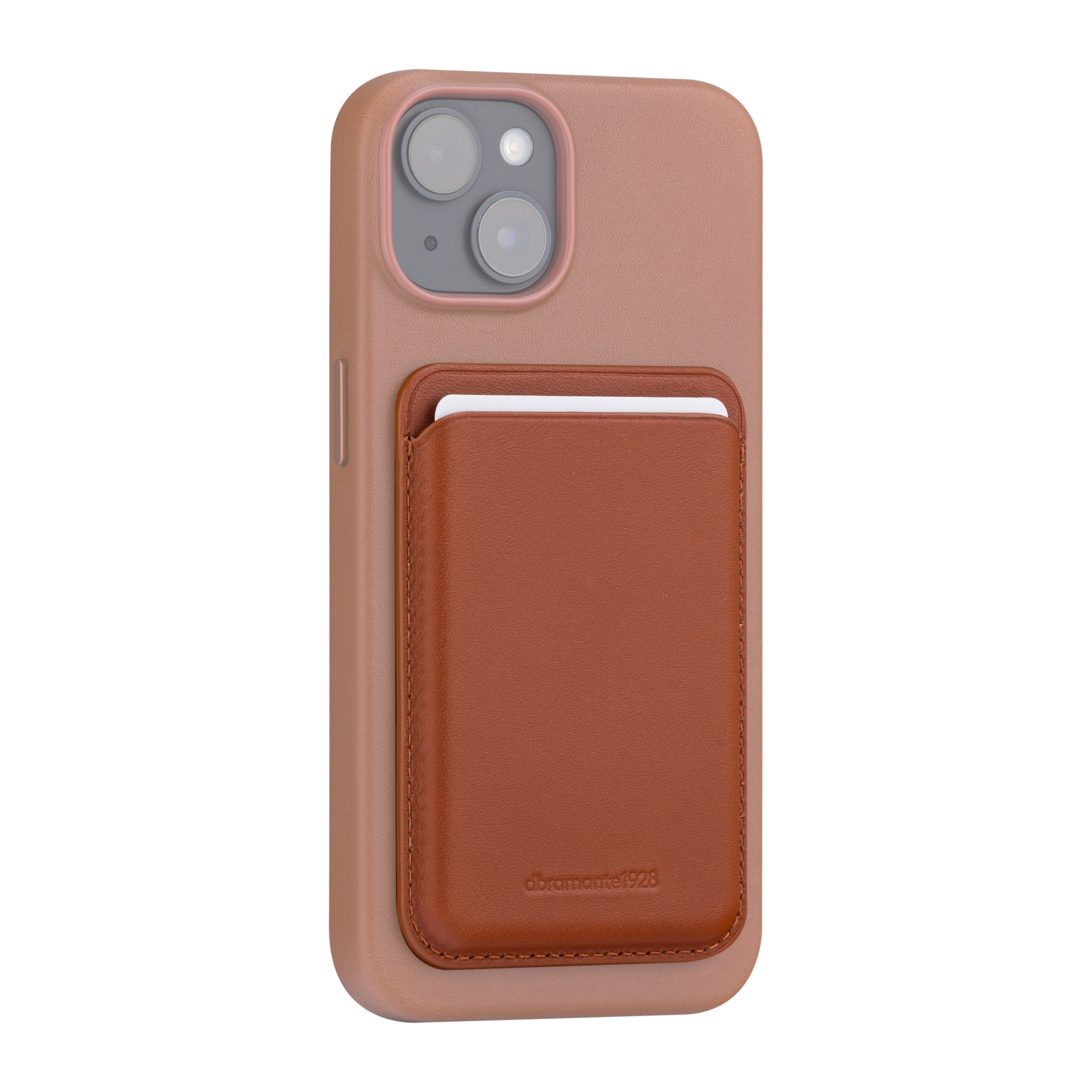 Magnetische MagSafe iPhone Leder Wallet Kreditkarten Halterung Roskilde (ROCCGT001895) - Tan