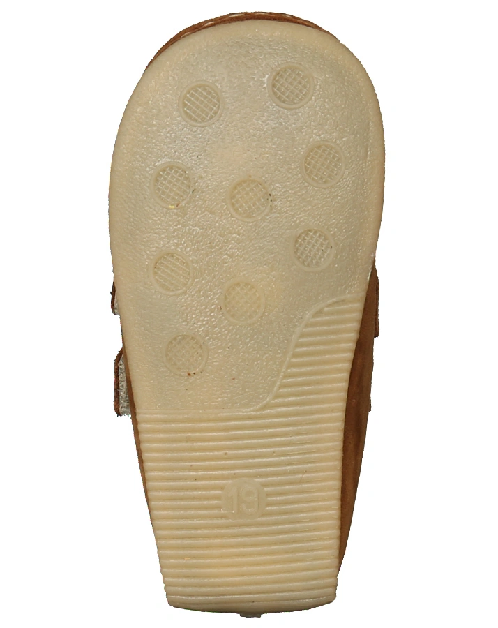 Klett-Lauflernschuhe INDIAN gefüttert in braun