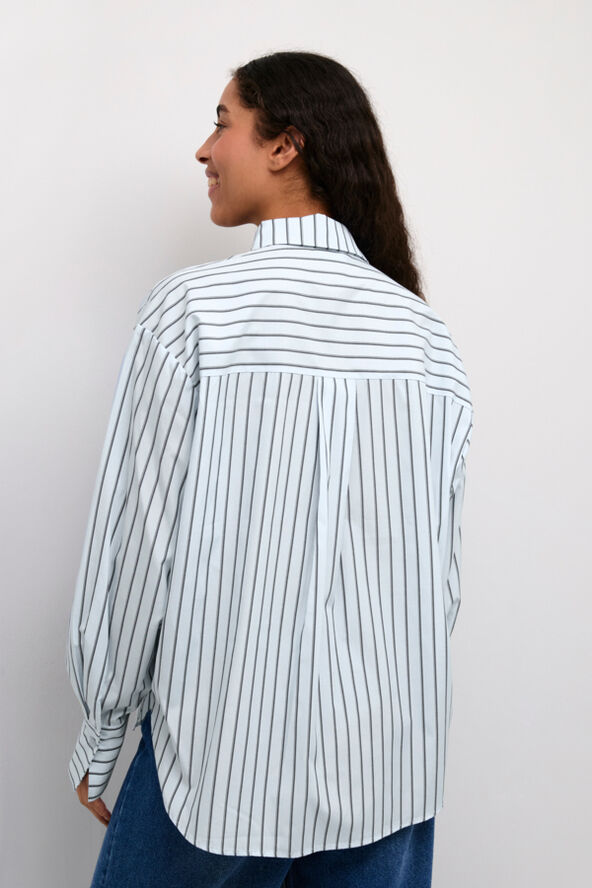Kaffe KAjerrie Shirt Celestial blue/dark stripe
