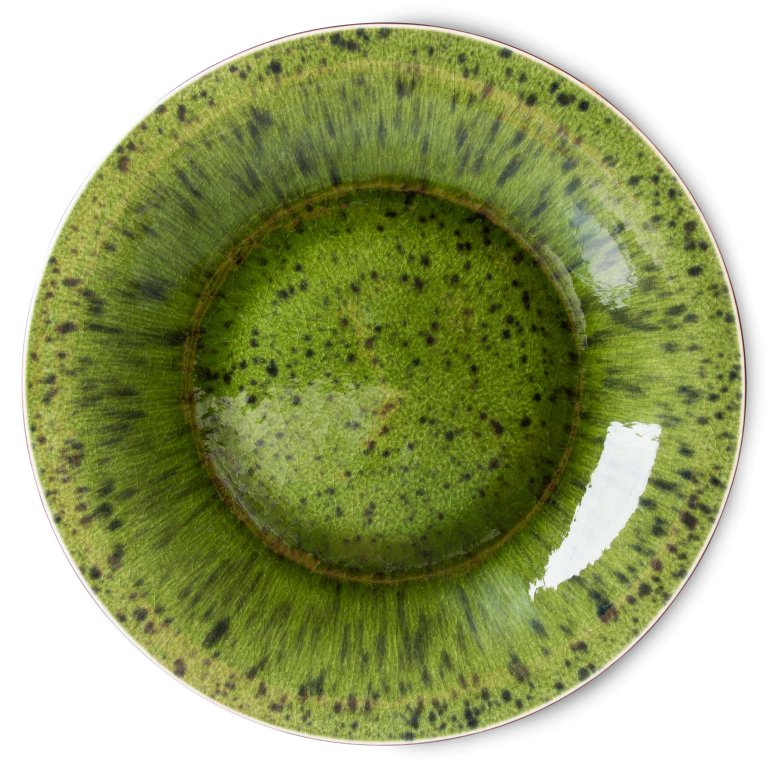 HKliving The Emeralds dinerbord set van 2 Ø27.3 spotted green