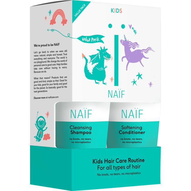 Naïf Shampoo Conditioner Kids Set