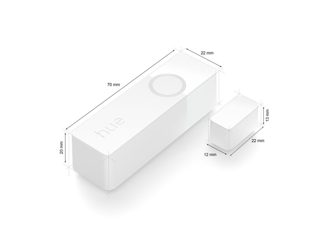 Philips Hue - 2x Secure kontaktsensor Hvid (2 stk) - Bundle