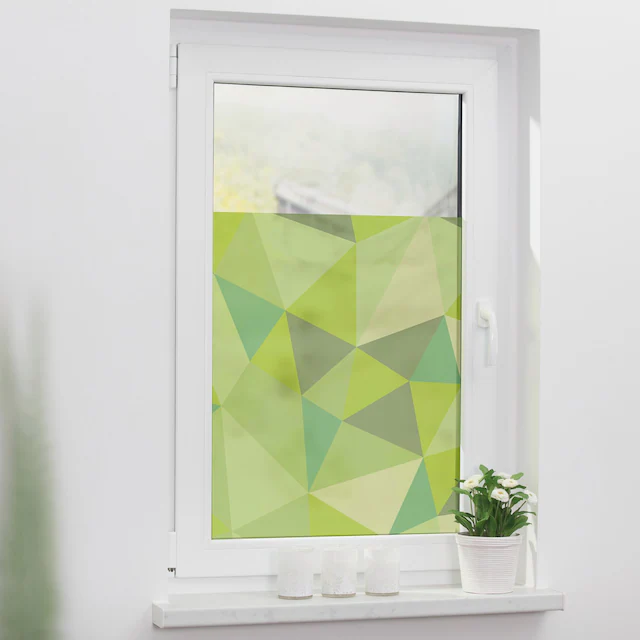 LICHTBLICK ORIGINAL Fensterfolie »Pattern Dreiecke« 1 Stk. blickdicht strukturiert Klebepunkte