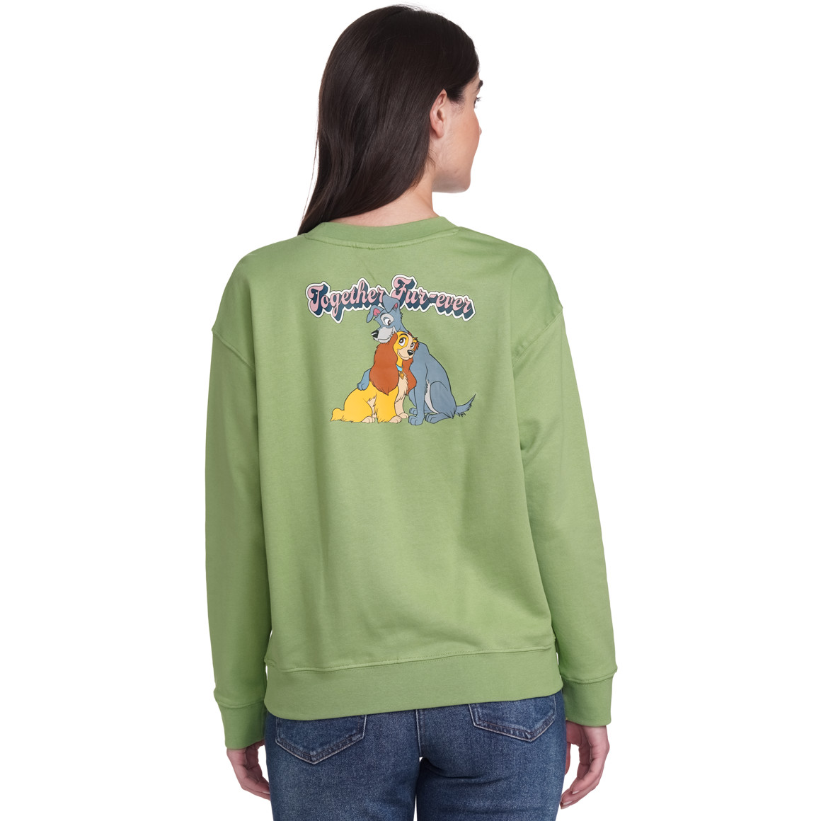 Gina Benotti Disney Classics Sweatshirt mit großem Motiv grün