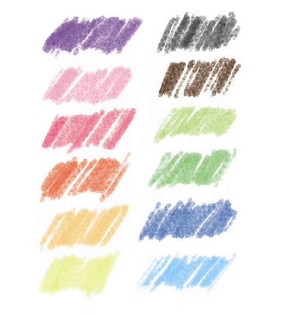 Djeco Buntstifte-Set - Aquarell - 12 st. - Bunt