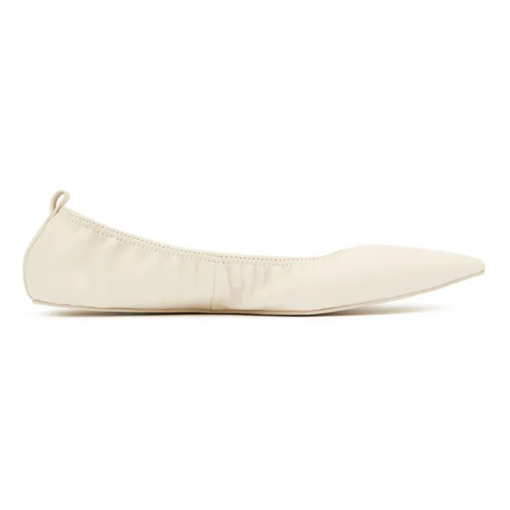 St Agni Ballerines Cuir | Blanc