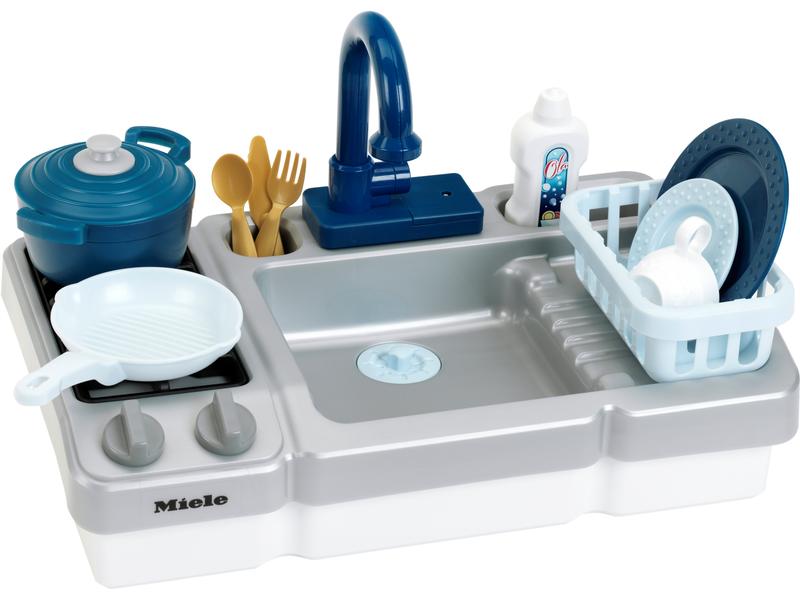 Klein-Toys Reinigungs-Spielzeug Miele Spüle Spülbecken-Spielzeug-Set