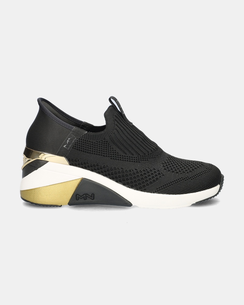 Skechers A - Wedge - Crecent Instapschoenen  - zwart