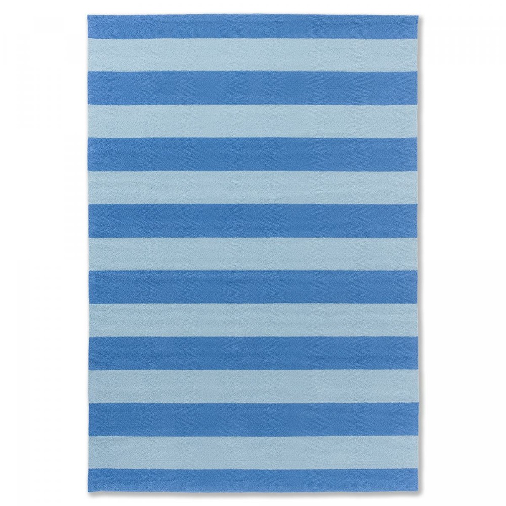 Tapis extérieur bleu 250x350 cm