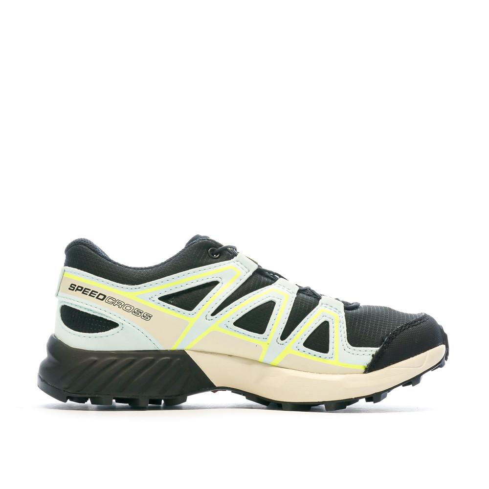 Salomon Chaussures de Trail Noir/Beige Junior Mixte Salomon Speedcross