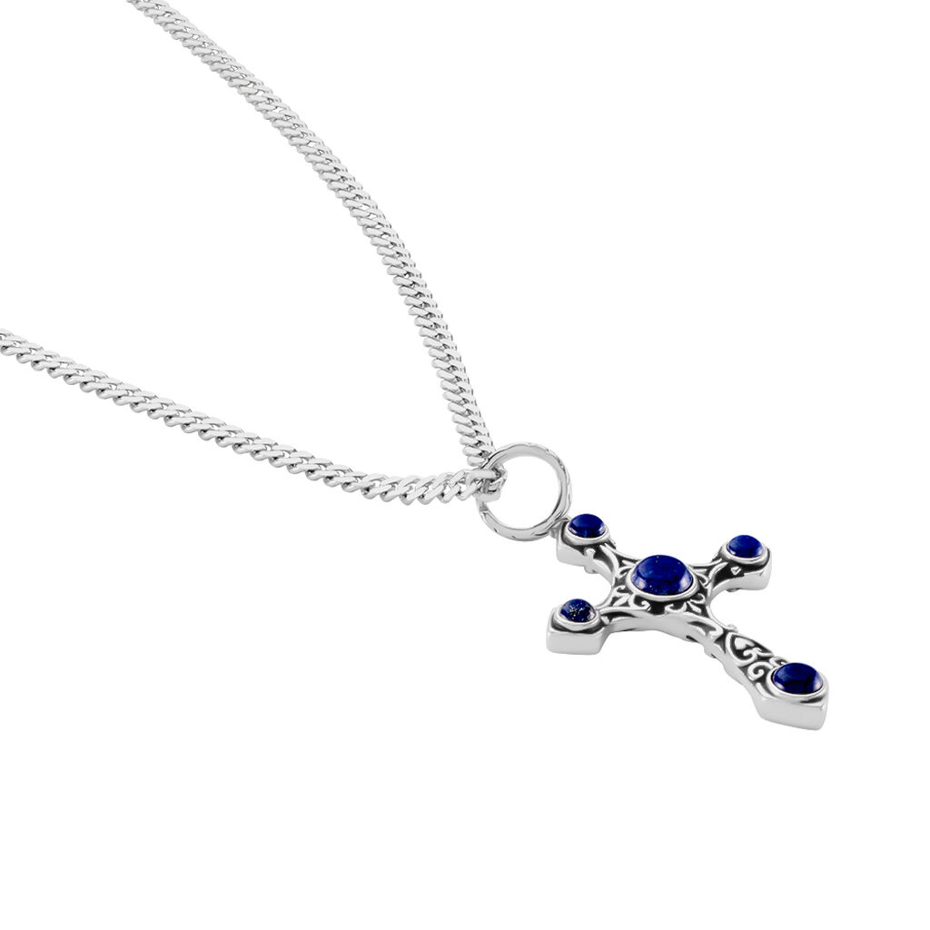 Collier Argent Blanc Aleksei