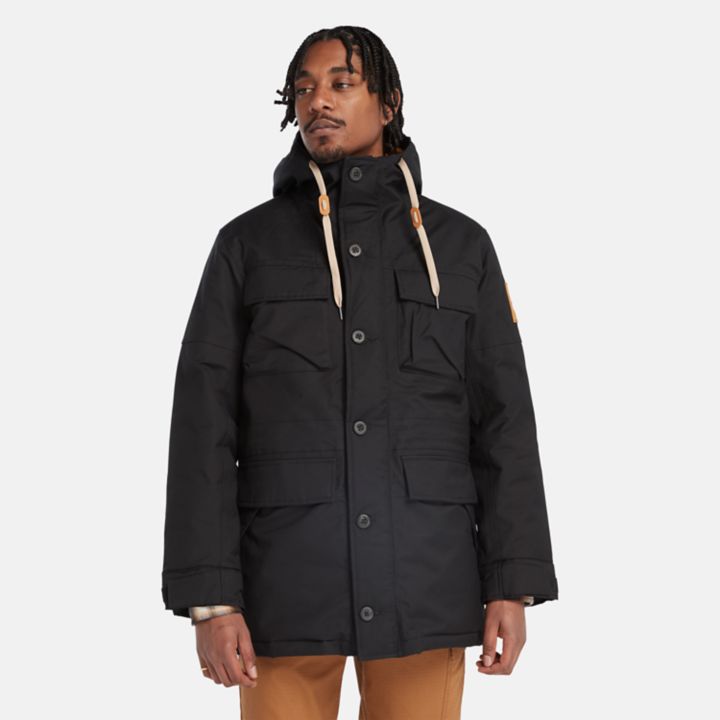 Parka impermeável Wilmington Expedition para homem, na cor preta.