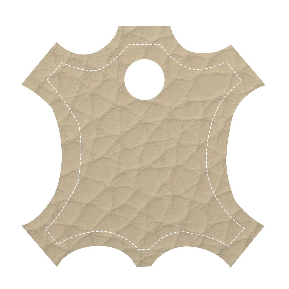 Caisse OBSESSION II Matelassée Cristaux Swarovski Structure Blanc Glos