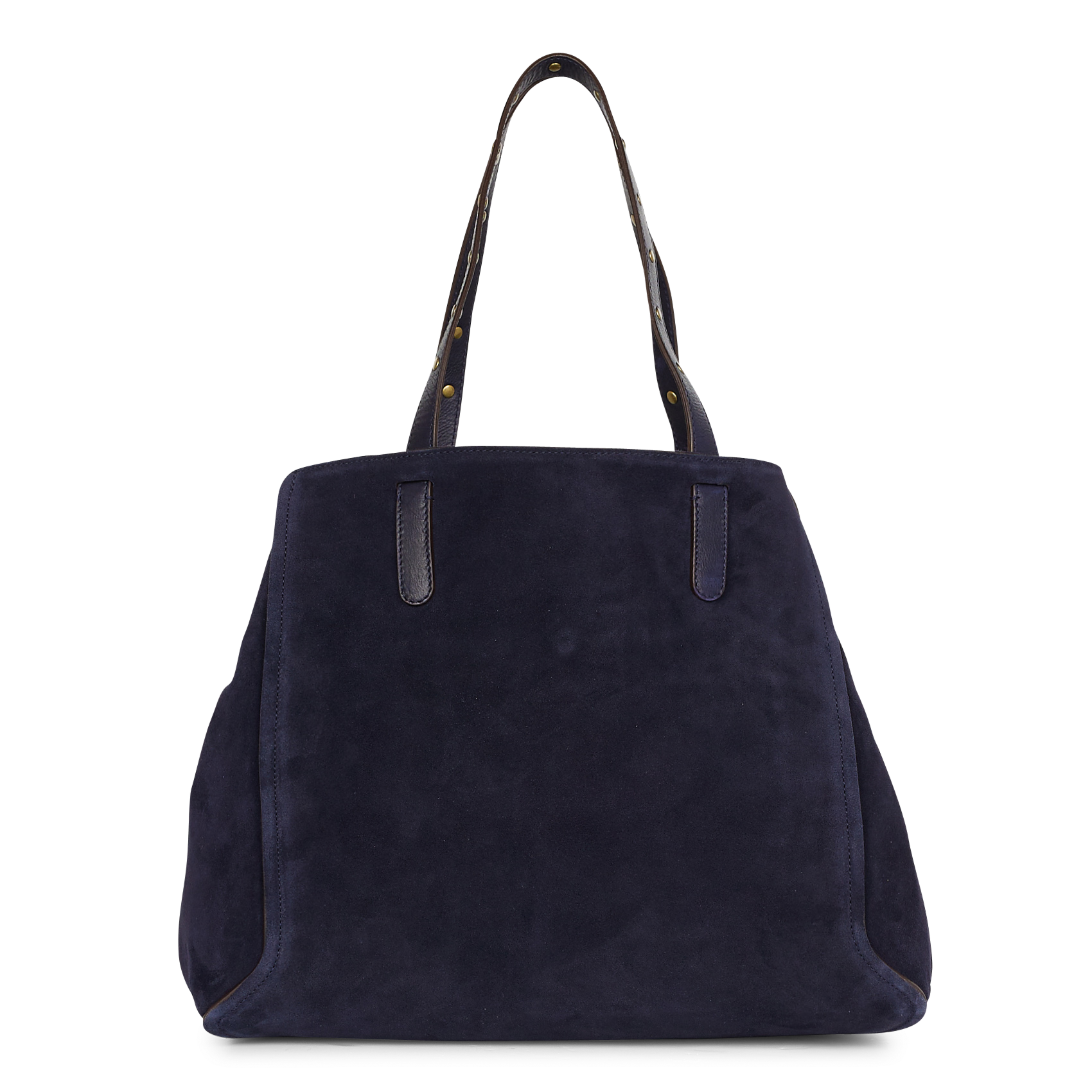 SIMPLE 2 - Sac cabas en cuir| Bleu